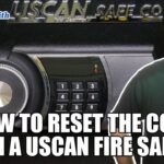 How to reset the code on a USCAN Fire Safe Langley