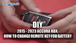 DIY 2015 - 2023 Acura RDX How to Change Remote Key Battery Langley