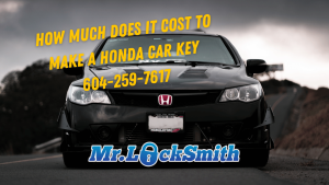 How Much Does It Cost to Make a Honda Car Key
